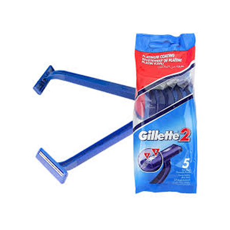 Gillette 2 Disposable Razor Blades 5 Pack