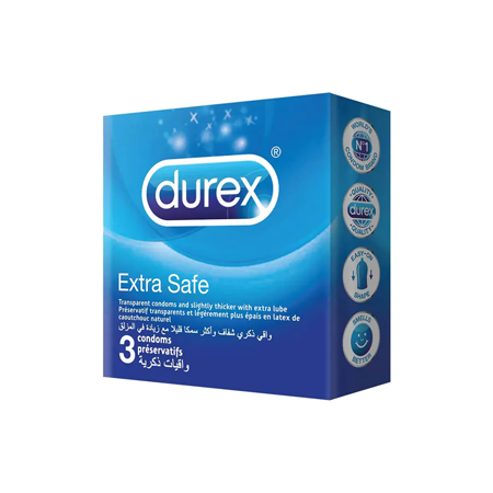 Durex Extra Safe Condoms 3 Pack