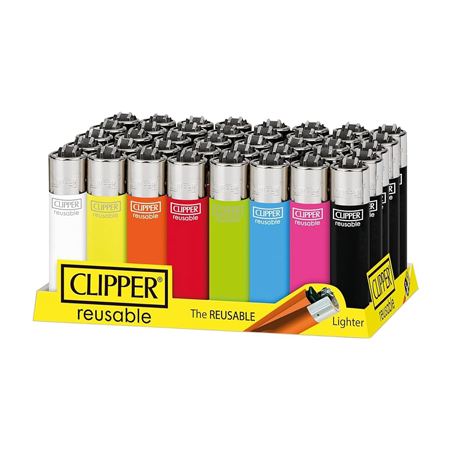 Clipper Flint Lighters Solid Colours