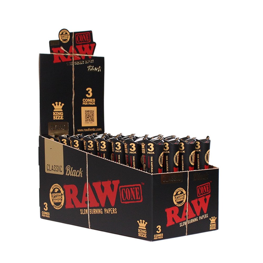 Raw Black Cones(3 Pack)