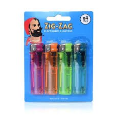 Zig-Zag Electronic 4 Pk Lighter