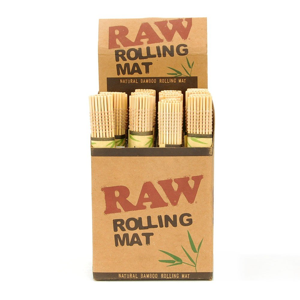 Raw Rolling Natural Bamboo Mat