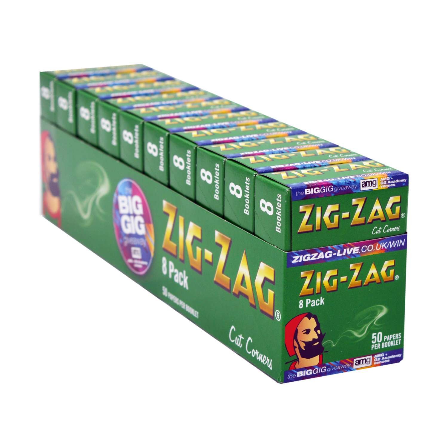 Zig Zag 8pack x 10s Multi Pack