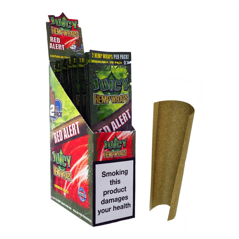 Juicy Jays Hemp Wraps Red Alert