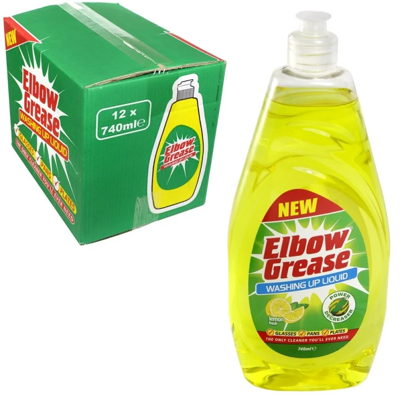 Elbow Grease Lemon Washing Up Liquid 600ml