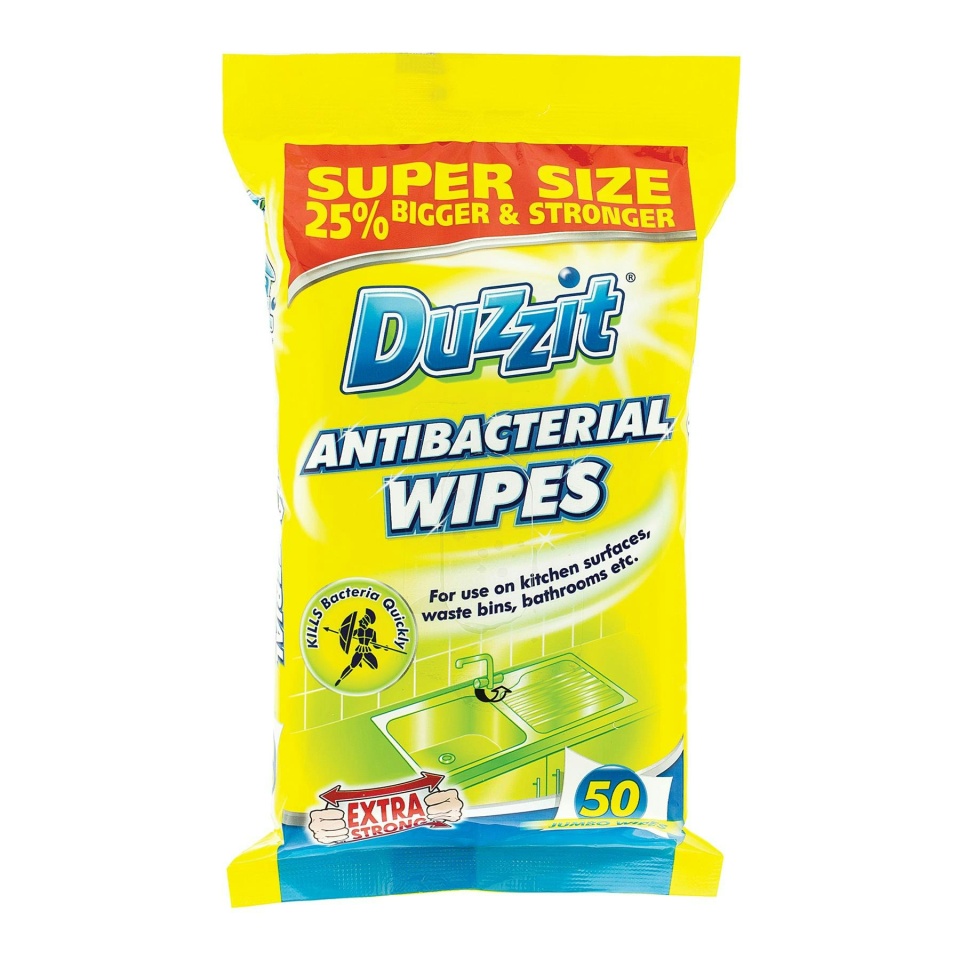 Duzzit Antibacterial Wipe 50pk