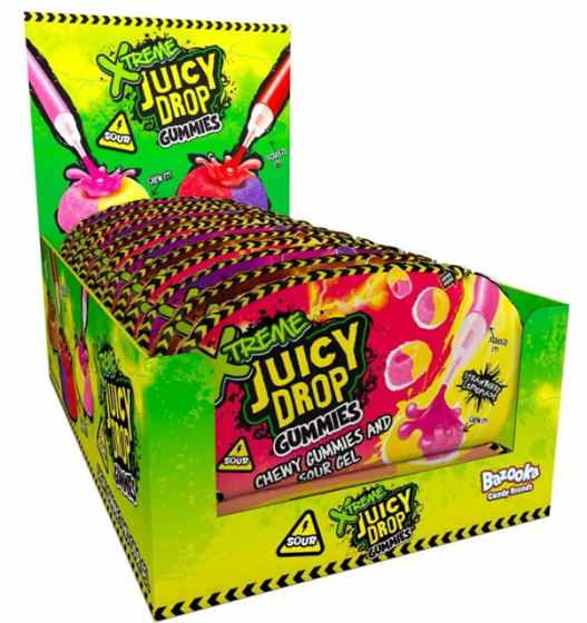 Bazooka Extreme Juicy Drop Gummies 12 x 260g