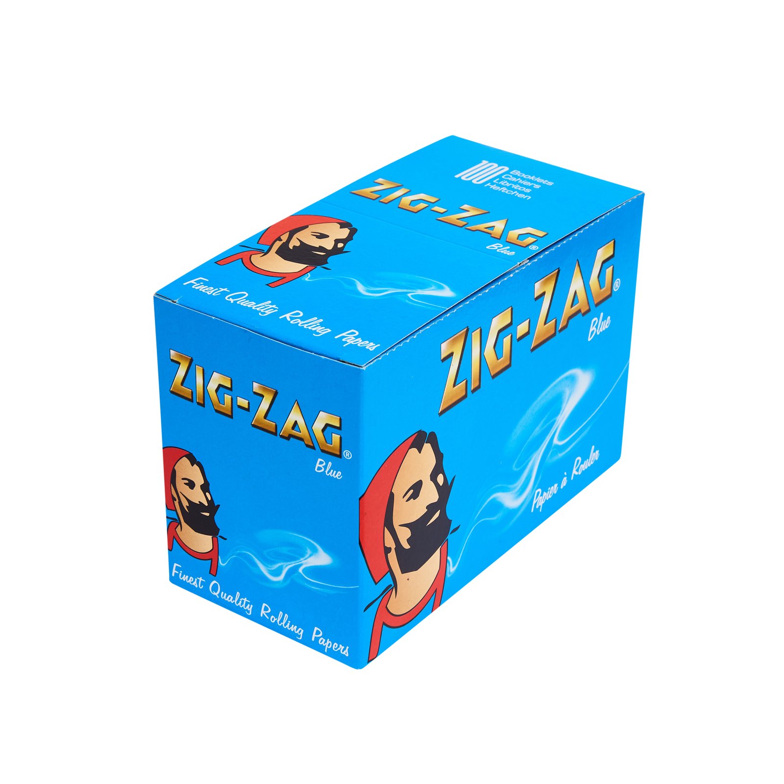 Zig-Zag Blue Slim Papers 100s