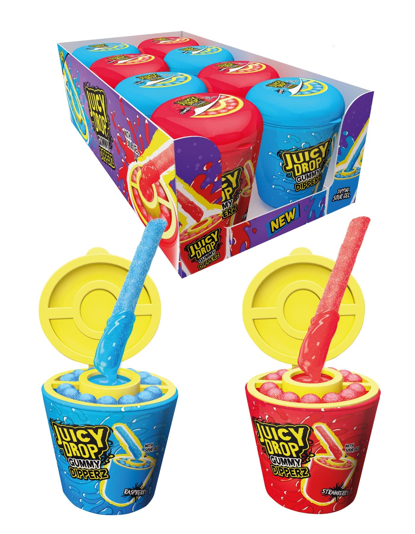 Juicy Drop Gummy Dipperz 96g x 8