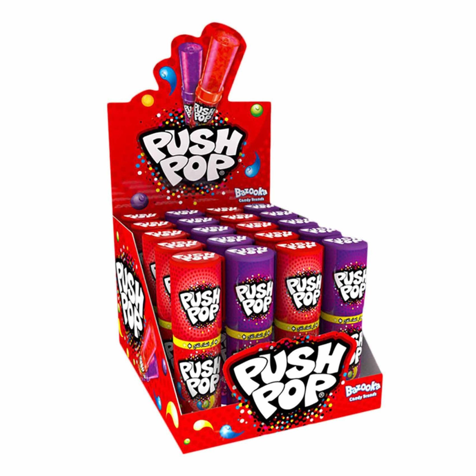 Bazooka Push Pop 20x15g