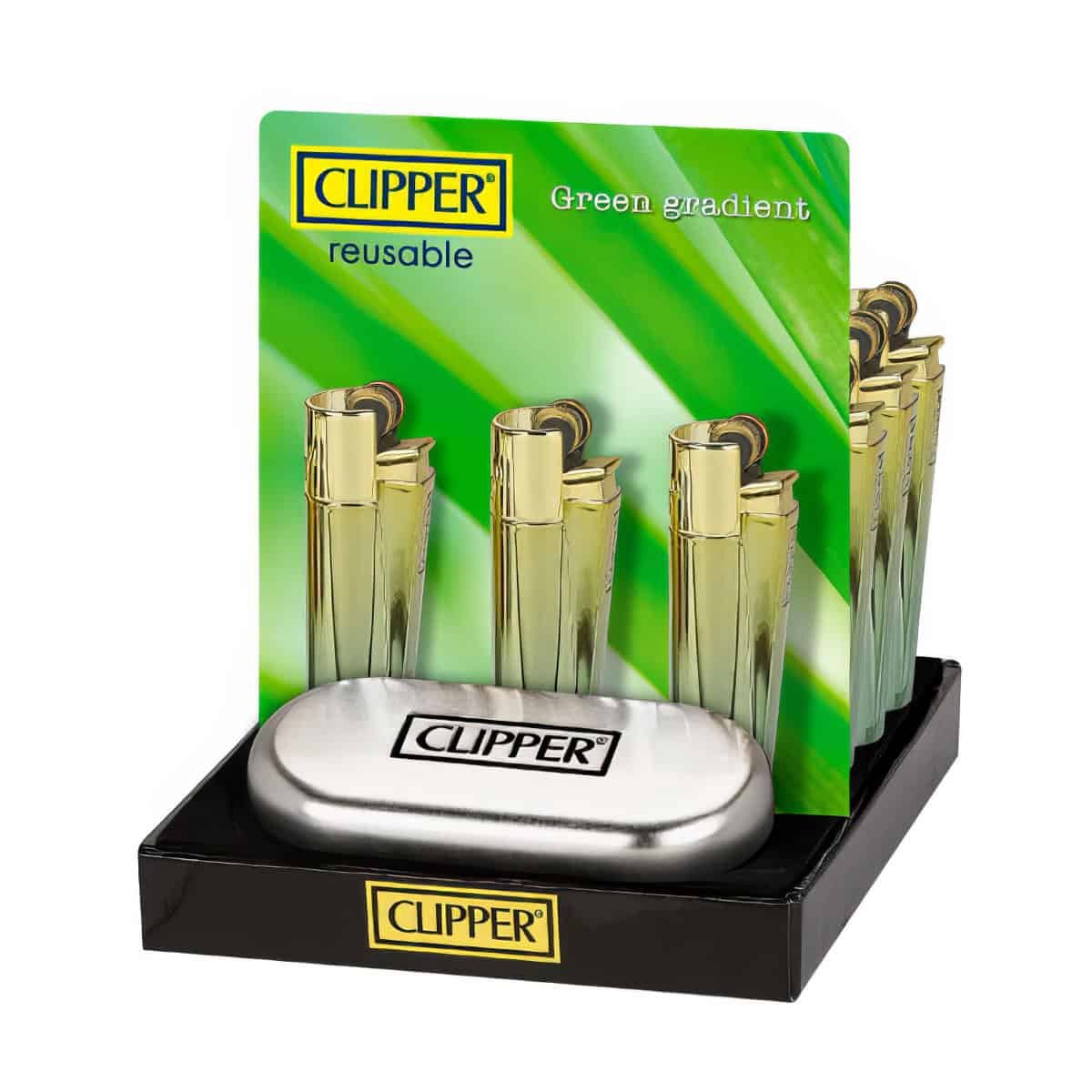 Clipper Metal Flint - Green Gradient