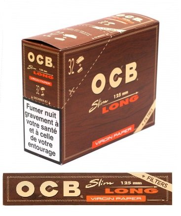 OCB Long Slim & Tips 32pk