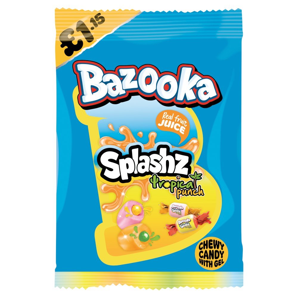 Bazooka Splashz Tropical 12 x 120g
