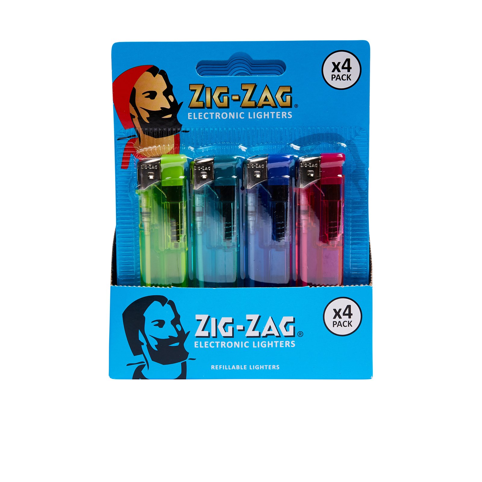 Zig-Zag Electronic 4 Pk Lighter