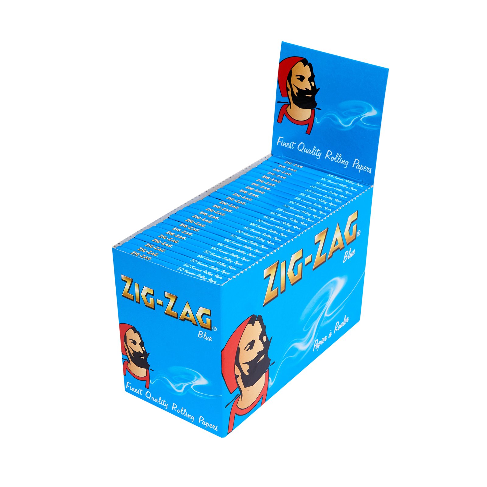 Zig-Zag Blue Slim Papers 100s