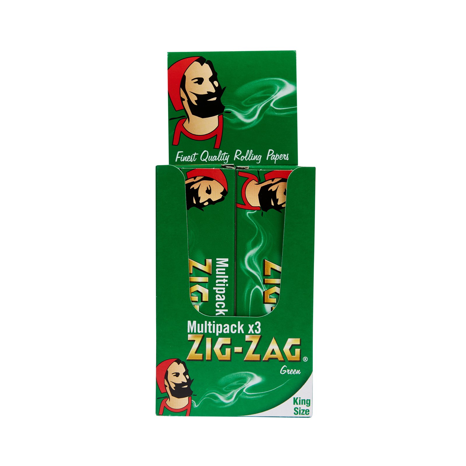 Zig-Zag Green KS Multi Pack 3pk x 12