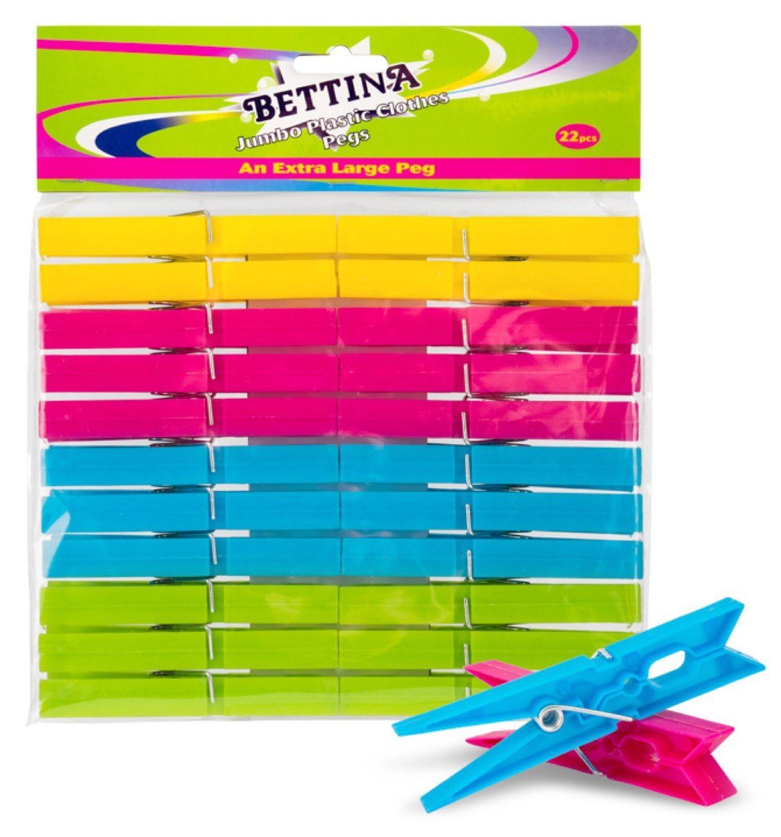 Bettina Plastic Peg 22pk