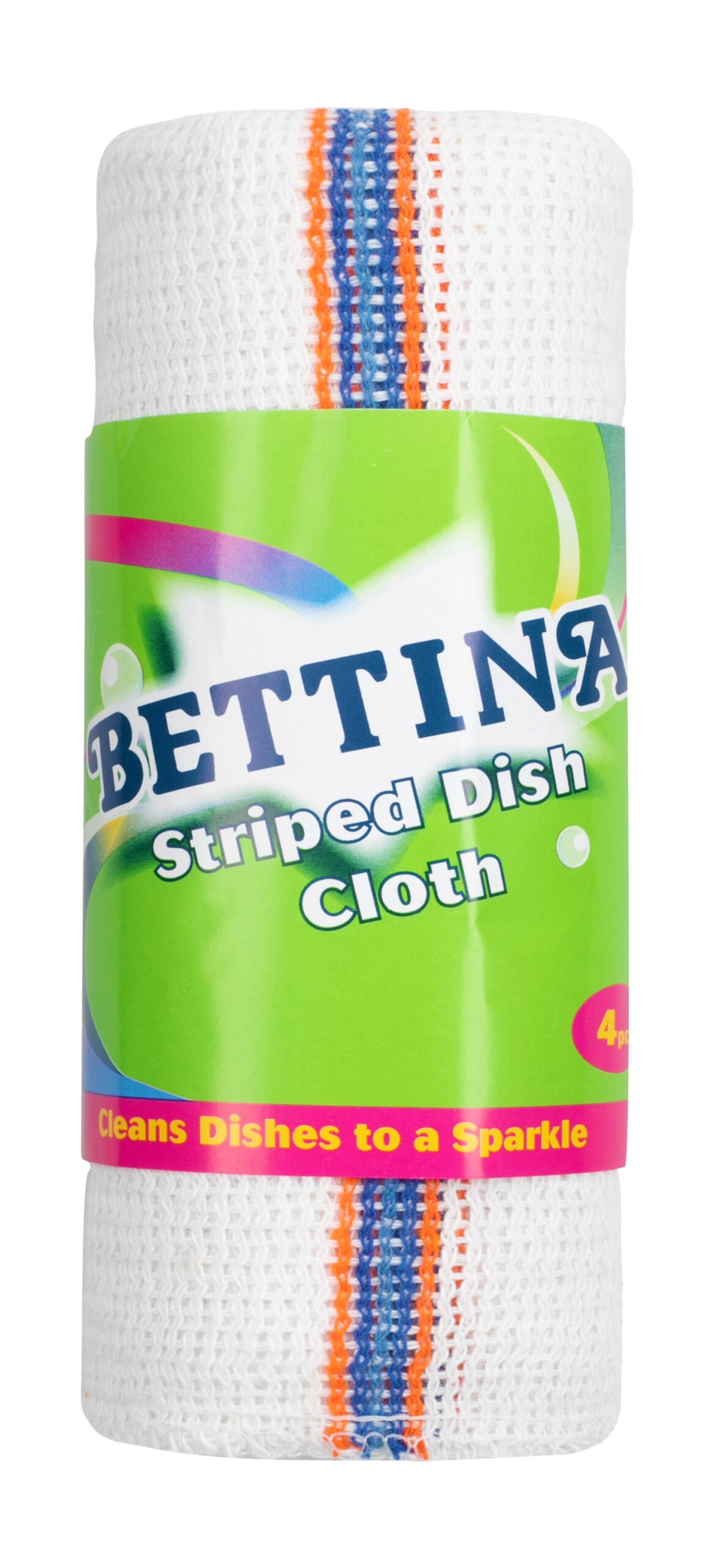 Bettina Striped Dish Cloth 4pk