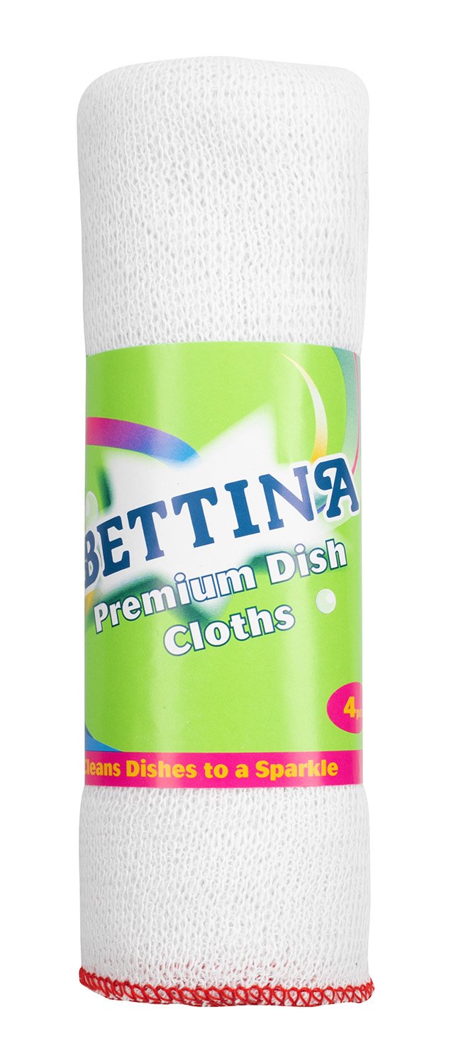 Bettina 4pk Dishcloths 4pc x 10