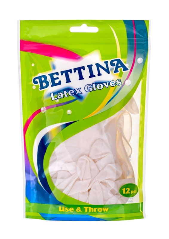 Bettina Latex Gloves 12pk