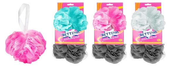 Bettina Luxury Exfoliating Puff 2pc