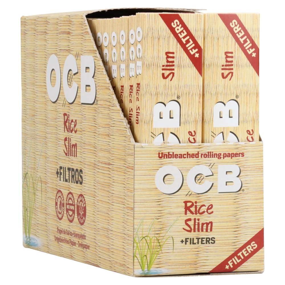 OCB Rice Slim Papers & Filtors 32 ct